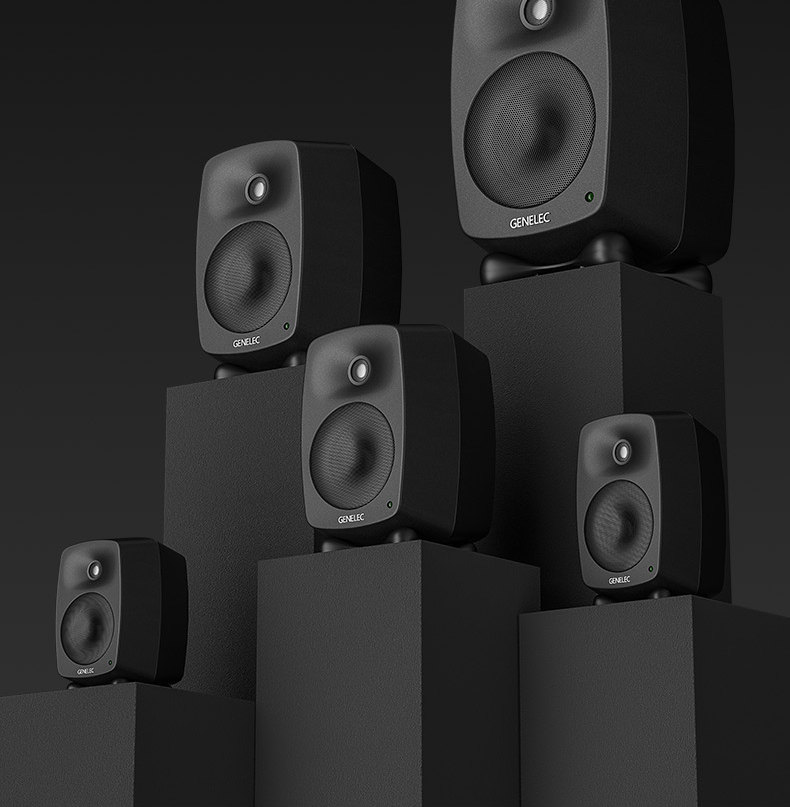 Genelec/真力 8010A 有源二分频专业监听音箱 3寸