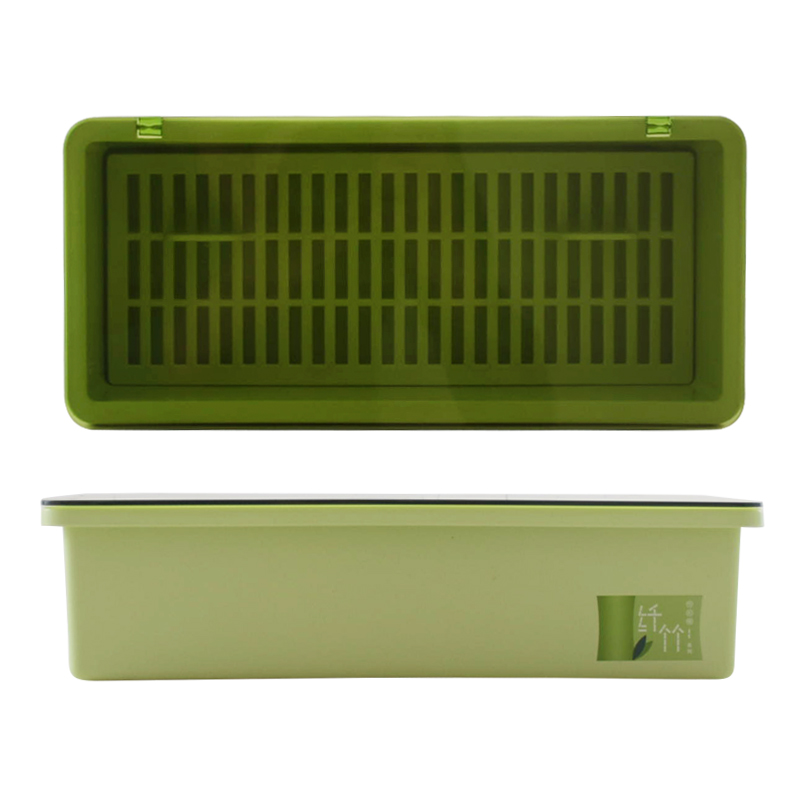 Bamboo fiber drop box of household kitchen with cover tableware receive box chopsticks spoons receive a case in a cage