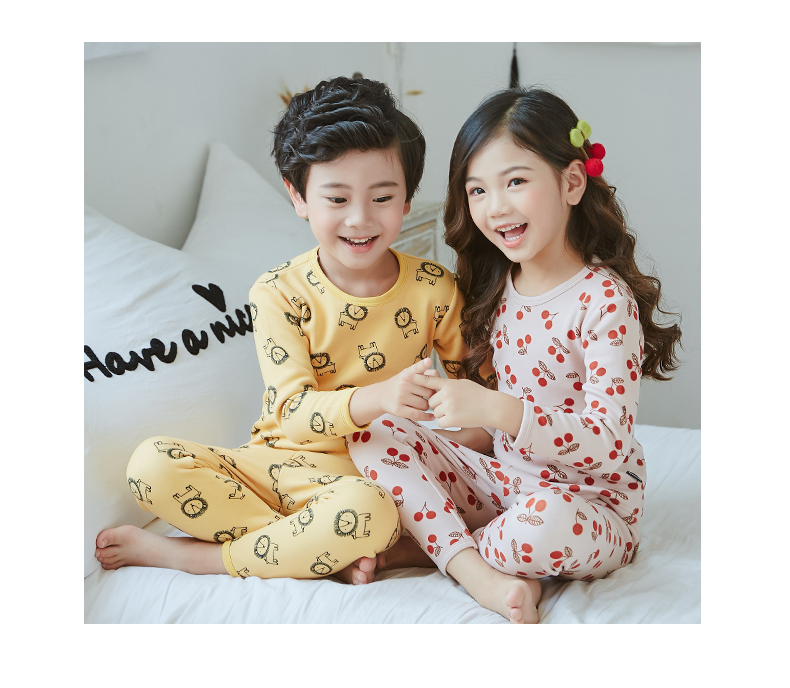 Cô gái mùa thu quần áo mùa đông 1 cộng với nhung dày 3 bộ đồ ngủ bé trai 5 mùa thu và mùa đông trẻ em 7 dịch vụ tại nhà bộ đồ lót nhiệt mua bộ đồ cho bé