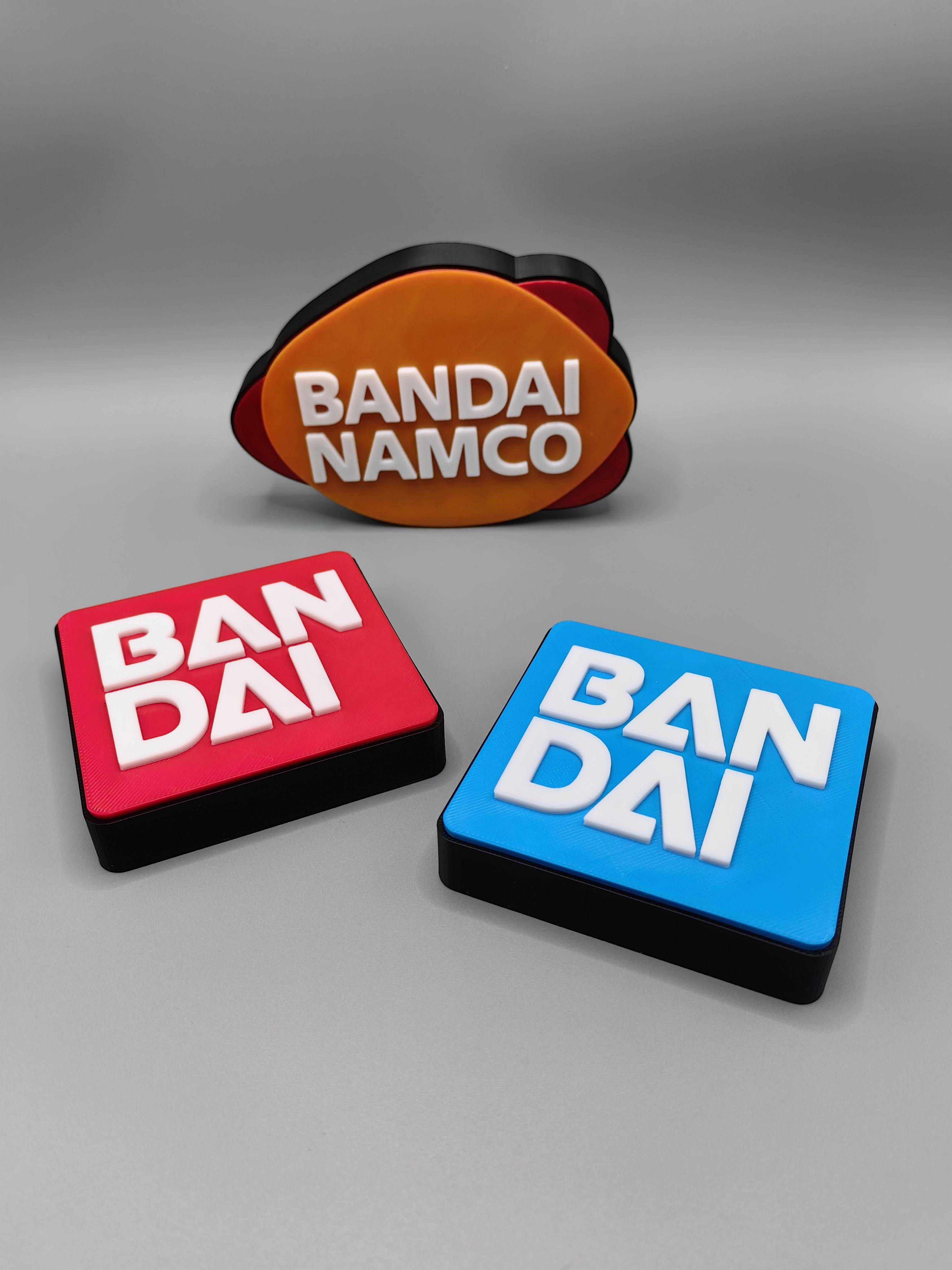 萬代 南夢宮 BanDai Logo 立體字體 立牌 銘牌 標誌 高顏值 擺件