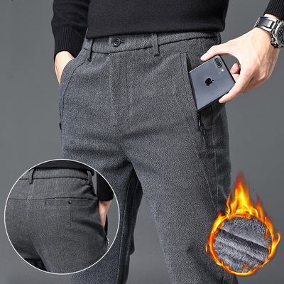 2024年秋冬新款男士休闲裤毛呢