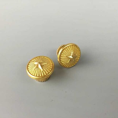 Shoulder buckle in spring, autumn and winter in regular clothes Yellow five-pointed star epaulette fixed buckle