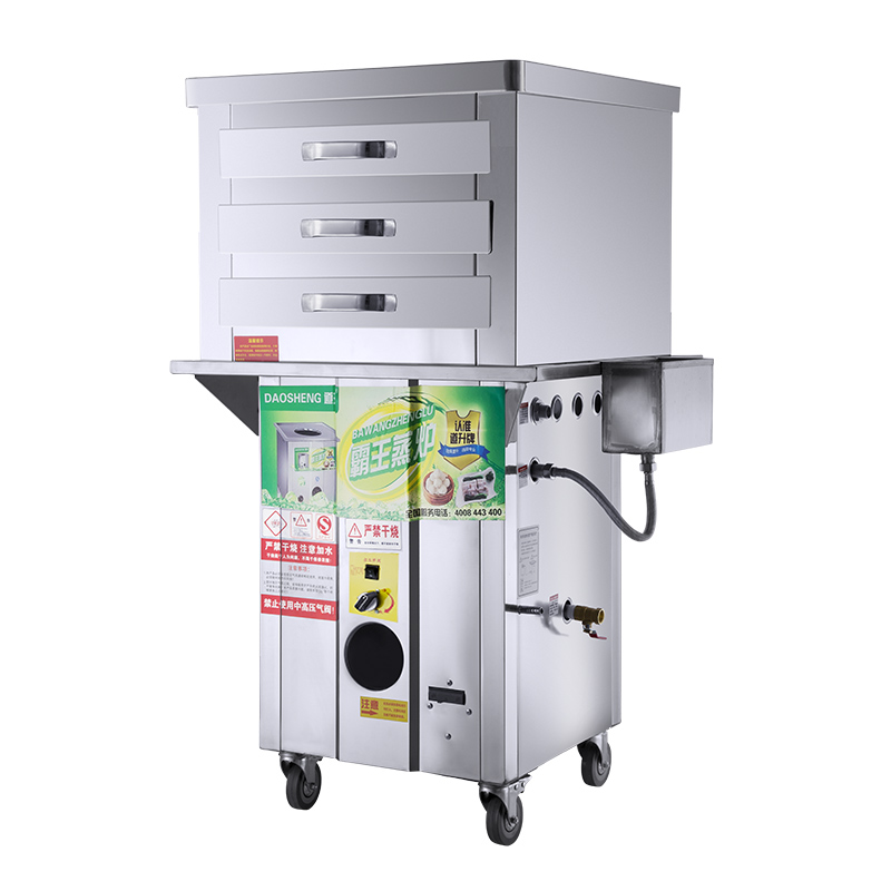 Daosheng sausage powder machine commercial Guangdong drawer stall a sample of gas calcium carbide grinding intestine powder furnace steamed intestine powder stove