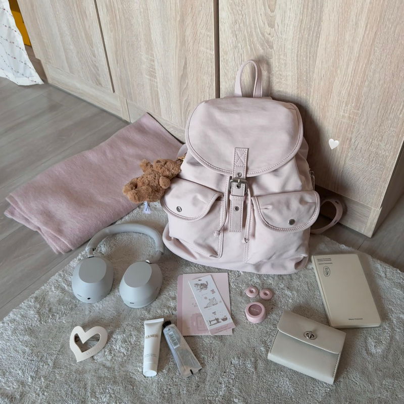 Iac Puppy Green LAOSHU Backpack High-Quality Commuting Casual Travel Student Large Capacity Nylon Bag Backpack Iac Puppy Green LAOSHU Backpack High-Quality Commuting Casual Travel Student Large Capacity Nylon Bag Backpack