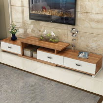 New pint minimalist modern TV cabinet Tea Table Combo size family Living room Telescopic TV Cabinet Eurostyle Ground Cabinet