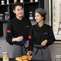 Черный лонгслив, фартук