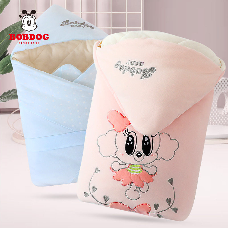 Babu bean children's cape cape baby hugged by autumn and winter windbreaks out of the clothes pure cotton thickened New Year gift box