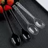 Plastic spoon Disposable soup spoon Delivery packaged fast food spoon Cake fork spoon one-piece individually packaged thickened tableware