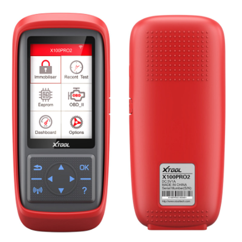 XTOOL X100 PRO2 OBD2 dashboard diagnose