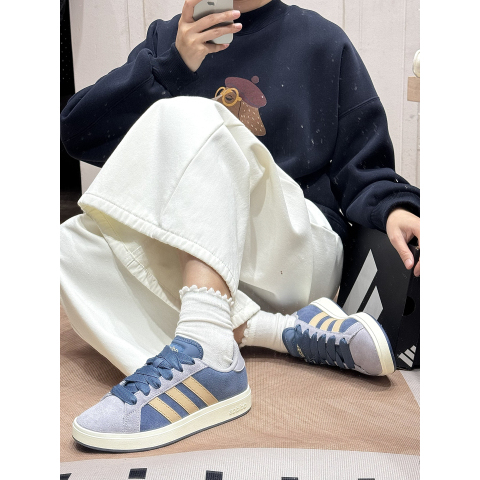 Adidas Genuine Unisex Spring and Autumn Hot-Selling 26 New Thick-Soled Retro Sports Casual Sneakers