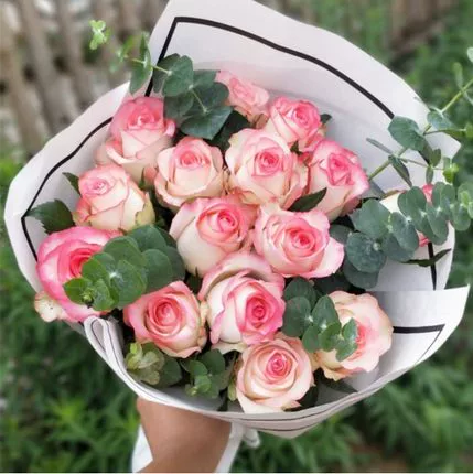 Розовый цветок Мяо Эша Фуки Большой Цветок Резать розовую горшеку