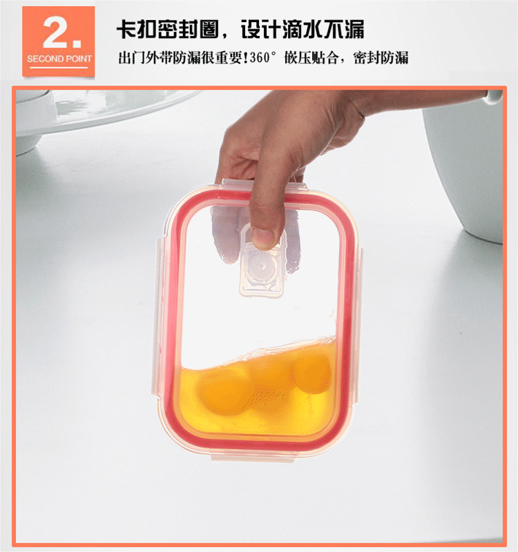 Lò vi sóng chịu nhiệt thủy tinh giòn cho bát thủy tinh lớn có nắp tách hộp ăn trưa hộp kín - Hộp cơm điện sưởi ấm hộp cơm điện 3 tầng loại nào tốt