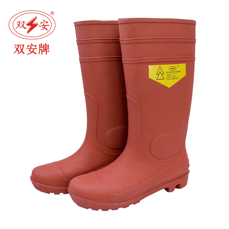 Double An 2 level live job with insulation boot pressure resistant 10KV rubber boot foot protective electrician boots deliver socks