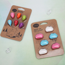 Meda da balloon magnetic buckle cloud magnetic buckle magnetic nail refrigerator paste can absorb iron blackboard graffiti wall promotion