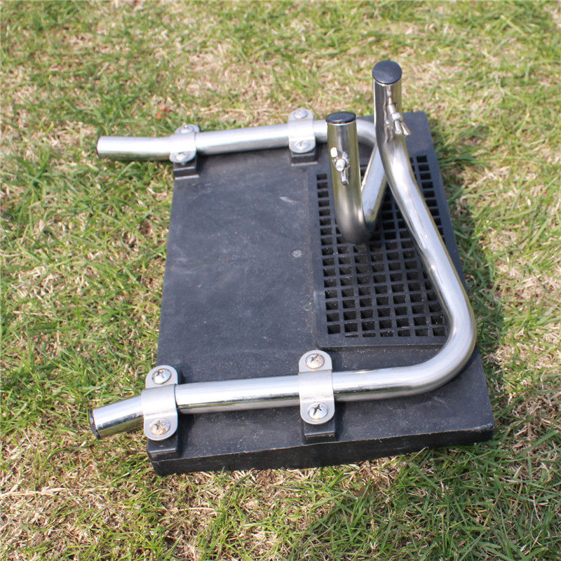 Folding boat fishing boat hanging machine bracket rubber boat outer aircraft hanging vessel 4 people accessory bracket