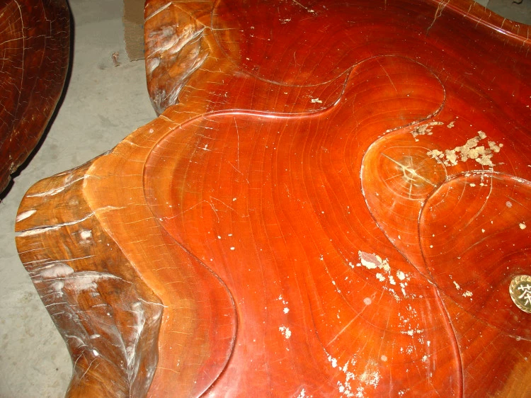 Khuynh diệp đỏ đặc biệt Rễ cây bạch đàn đỏ chạm khắc bàn trà - Các món ăn khao khát gốc bàn ghế gốc cây bằng gỗ