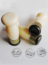 Customized landscape stamp postmark old-fashioned nail stamp seal miscellaneous mail Christmas greeting card postcard antique stamp