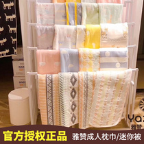 New Frontier Cotton Yazan Neonatal Pure Gauze Six Second Floor Mini Quilt With Baby Summer Thin adult pillow towel 55 * 78