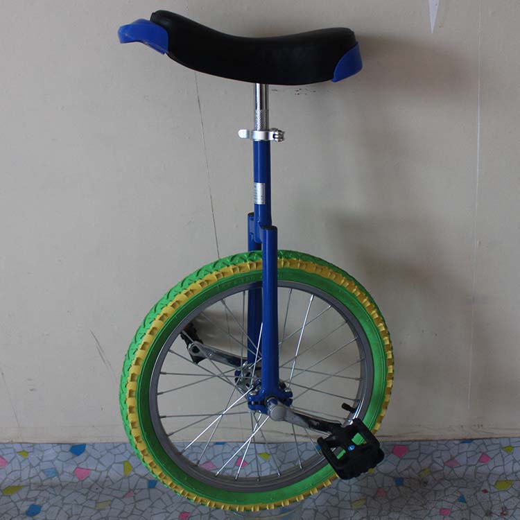 Manufacturer Direct Sales Single Wheeler Bike Bike Bike Bike Balance Car Child Flat Shoulder Steel Ring Color Tire