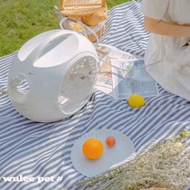 My Chestnut South Korea Ins Pet Cat Dog Space Capsule Out Portable Cat Pack Handheld Space Bag Medium Breathable Universal