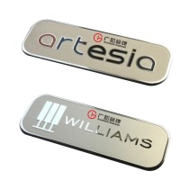 Manufacturer customized corrosion hardware signs aluminum sheet nameplates custom machine equipment corrosion nameplates metal stainless steel