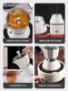 Mongdio Moka Pot Coffee Maker Home-Use Small Espresso Machine Extraction Set Coffee Equipment