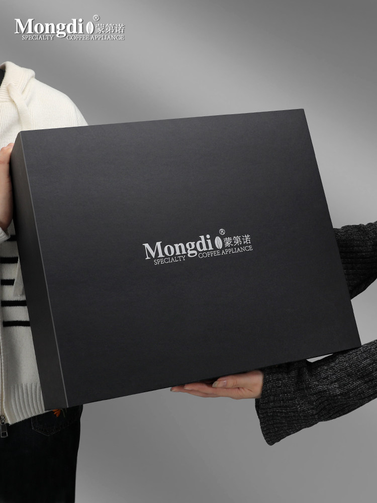 Mongdio Hand-Brewed Coffee Pot Set Gift Box Hand Grinder Coffee Machine Hand-Cranked Coffee Grinder Hand-Brewed Pot Utensils