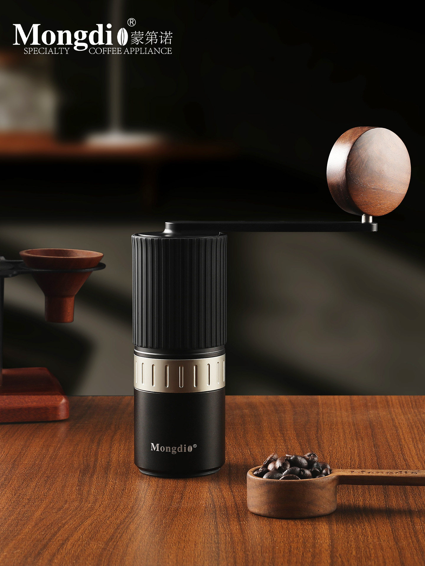 Mongdio Hand-Cranked Coffee Grinder Manual Coffee Machine Coffee Bean Grinder Coffee Mill Coffee Grinding Machine