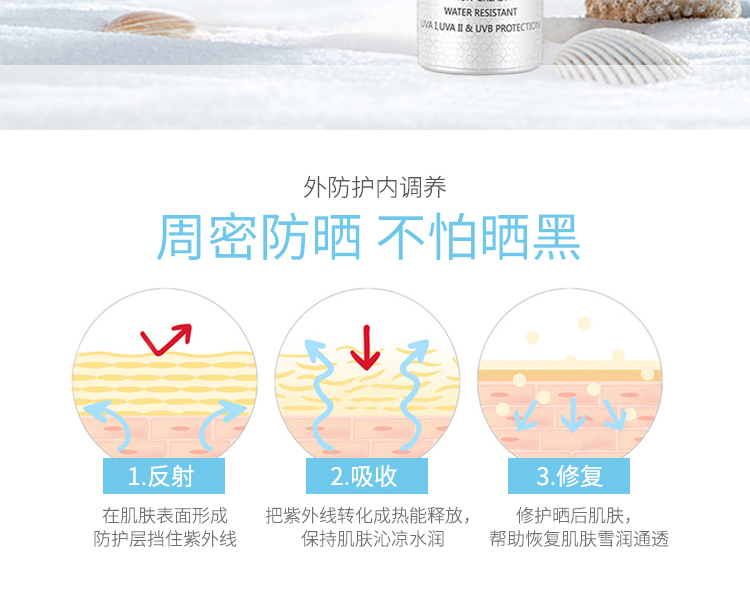 Thái Lan ATREUS xịt chống nắng spf50 kem trơn nữ ngoài trời không thấm nước làm trắng da sinh viên sữa chống nắng