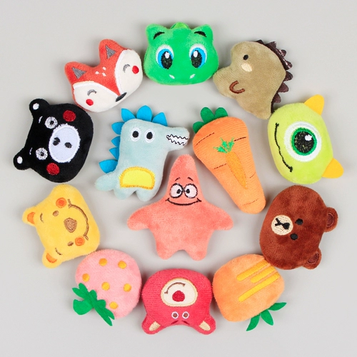 Мятная плюшевая игрушка, мультяшная кукла, избавление от скуки, можно грызть