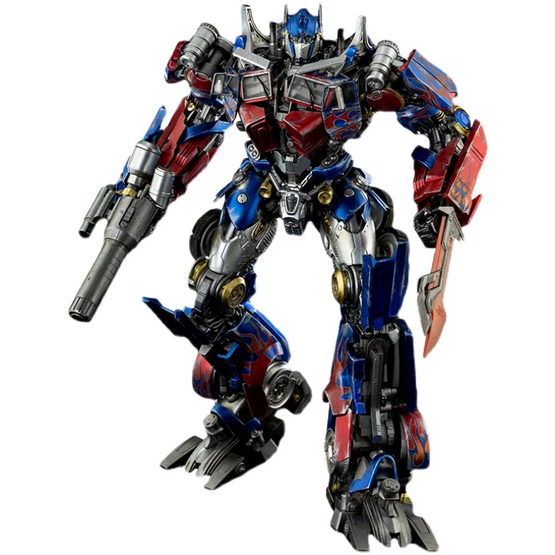3A Spot Threezero Transformers 2 Day Fire Optimus Performance DLX Alloy Moving Cableman Model