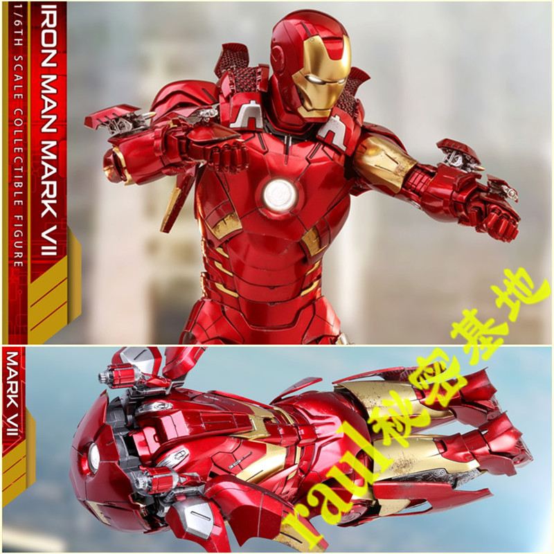 Hottoys in Stock 1/6 Ht Iron Man 3 Avengers Mk7 Die-Cast 2.0 Alloy Mms500 Armor Vip Hottoys in Stock 1/6 Ht Iron Man 3 Avengers Mk7 Die-Cast 2.0 Alloy Mms500 Armor Vip