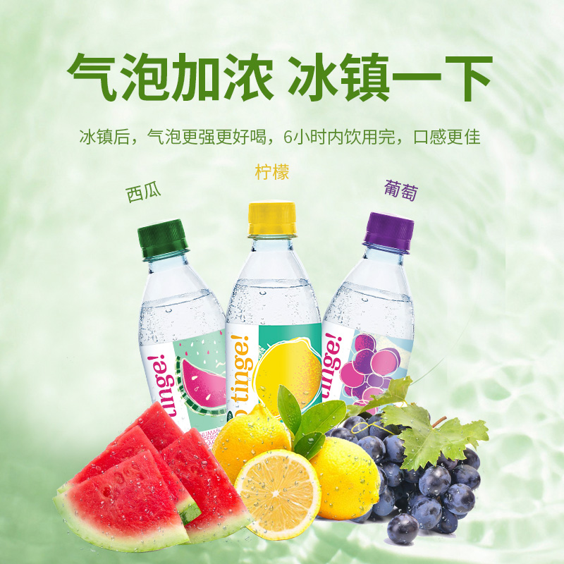 马来西亚 事必胜 果味天然气泡水 325mlx24瓶