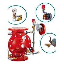 Diaphragm type deluge alarm valve ZSFM80 100 150 fire deluge valve explosion-proof type