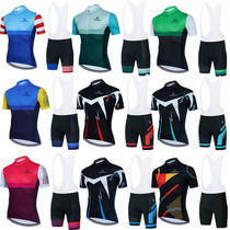 The new summer short-sleeved bike suit with a mountain road bike outdoor sports bike riding suit