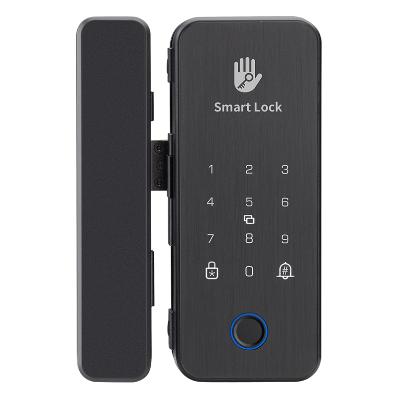 Tongtong lock glass door fingerprint lock free opening company office password lock smart lock attendance electronic access control lock