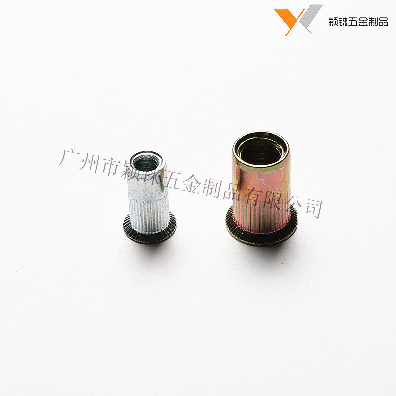 GB17880 2 plated blue and white zinc color zinc large countersunk head rivet nut countersunk head cylindrical pull cap female M345681012