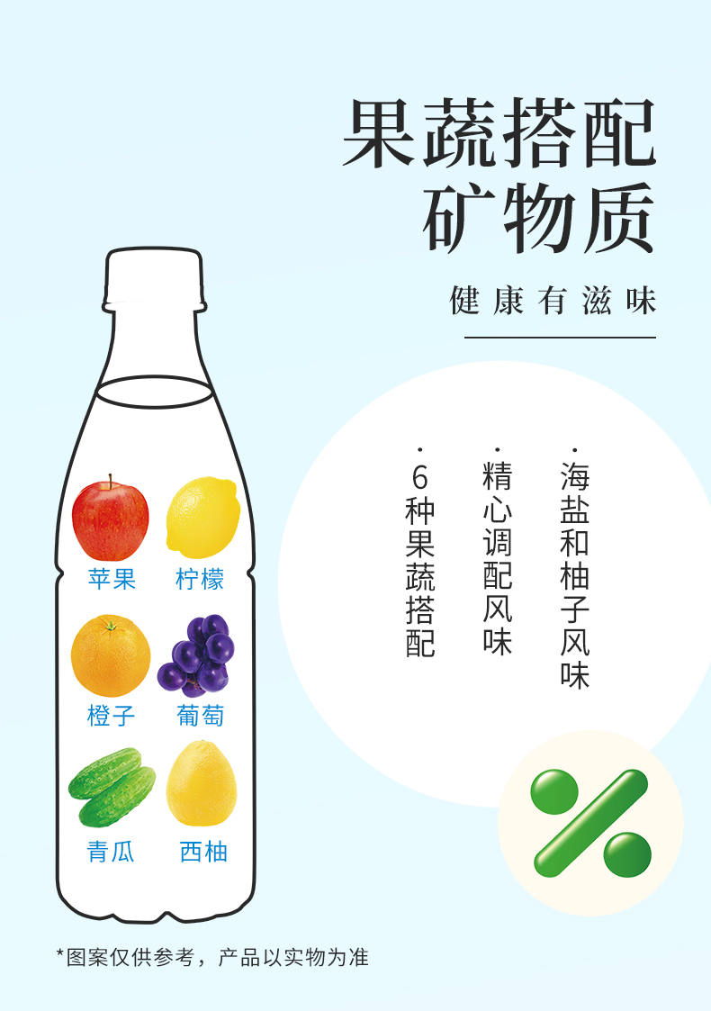 三得利 维体 营养素饮料 2种矿物质+6种果蔬搭配 500ml*15瓶 图3