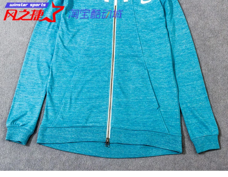 NIKE / Nike Bà Thể thao và áo khoác đan thoải mái áo khoác trùm đầu chống gió 854962-449-032 - Áo khoác thể thao / áo khoác