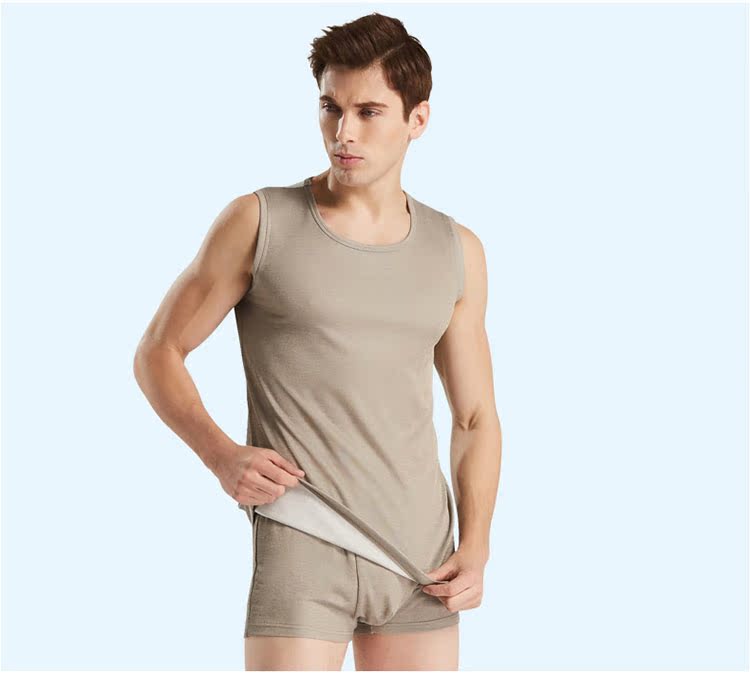 Đàn ông và phụ nữ bảo vệ bức xạ áo vest bằng sợi bạc mùa thu và mùa đông phù hợp với đồ lót mặc quần áo bảo vệ bức xạ bốn mùa áo yếm 1 lớp chống bức xạ cho mẹ và bé