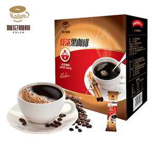 【伽伦】美式特浓速溶黑咖啡100条