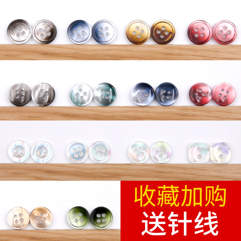 White shirt button with round resin button upscale decorated little jack woman clothes with a clothes button