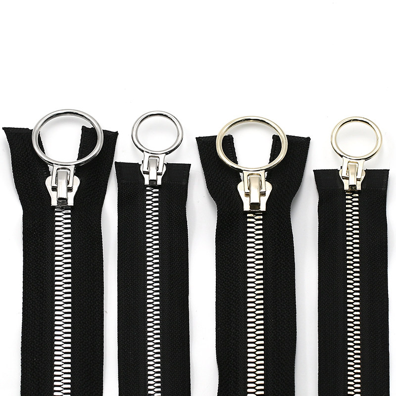 Double head zipper Double switch zipper Clothing accessories Down jacket No 5 No 8 open tail long zipper Large pull piece