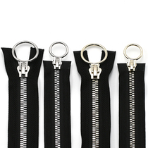 Double-head zipper chain Double open pull lock clothing accessories down jacket coat No. 5 No. 8 open tail length zipper large pull piece