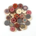 Vòng tròn màu nút ghép trẻ em cổ đại mùa đi học thủ công tự làm sáng tạo vật liệu gói nút dán nút gỗ - Công cụ & vật liệu may DIY