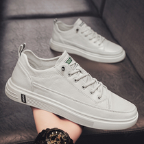 Special step mens shoes winter 2021 new white shoes trend Board Shoes popular casual leather shoes autumn sports Small White