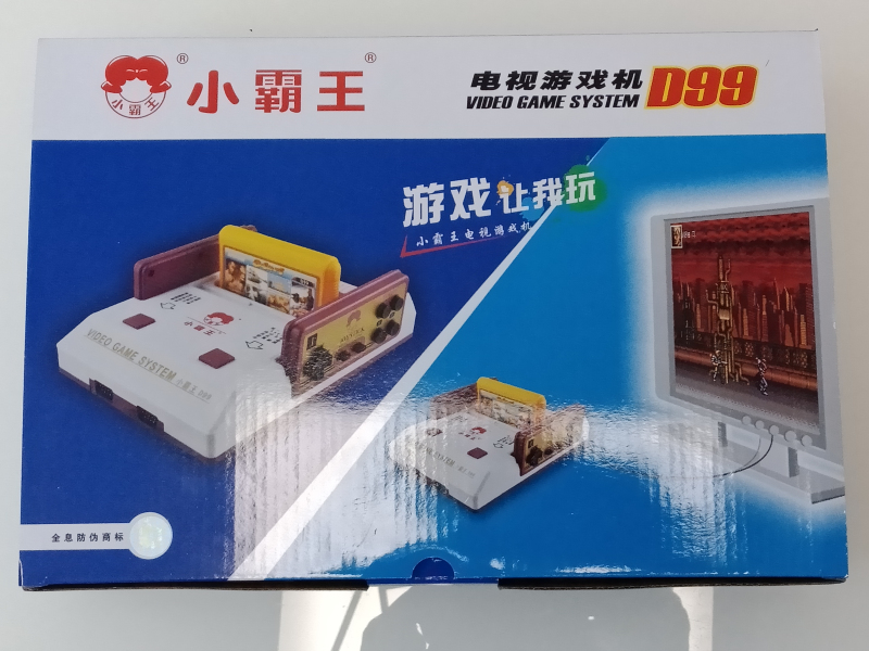 Cassidy retro hoài cổ home TV 8 bit chèn thẻ vàng đôi cổ điển màu đỏ và trắng D99 trò chơi máy chính hãng đảm bảo tay cầm chơi game