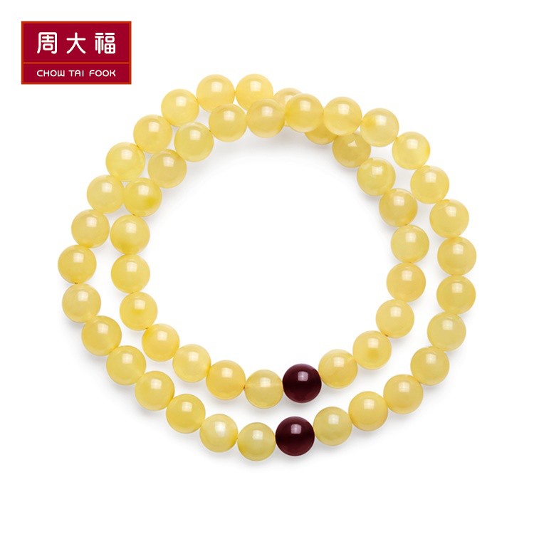 Zhou Dafu Brief Fashion Amber Stone Gem Handout Strings V111714 Boutique