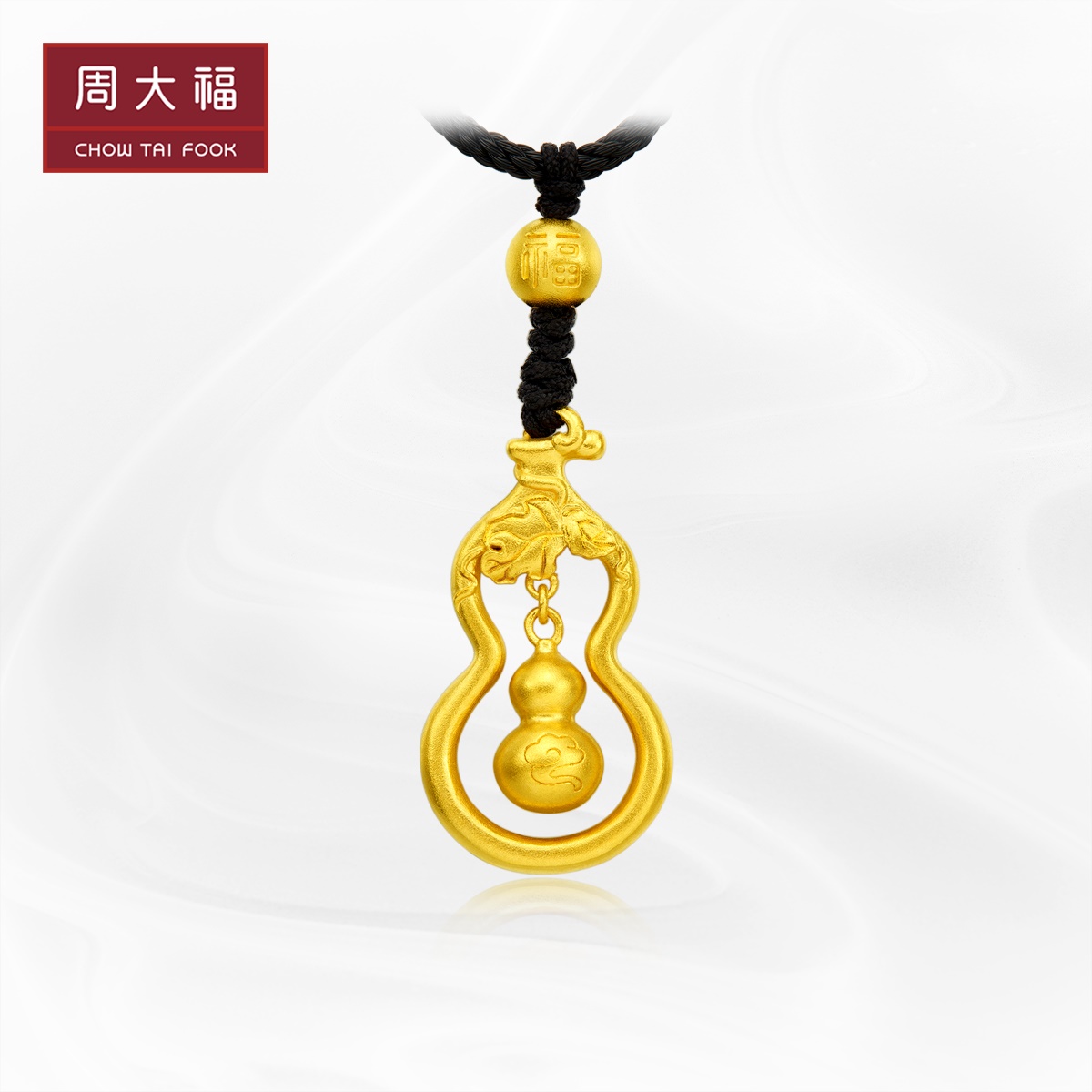 Zhou Dafu passed on series of Flu Luoxiang foot gold gold pendants denominated F225399 Zhen