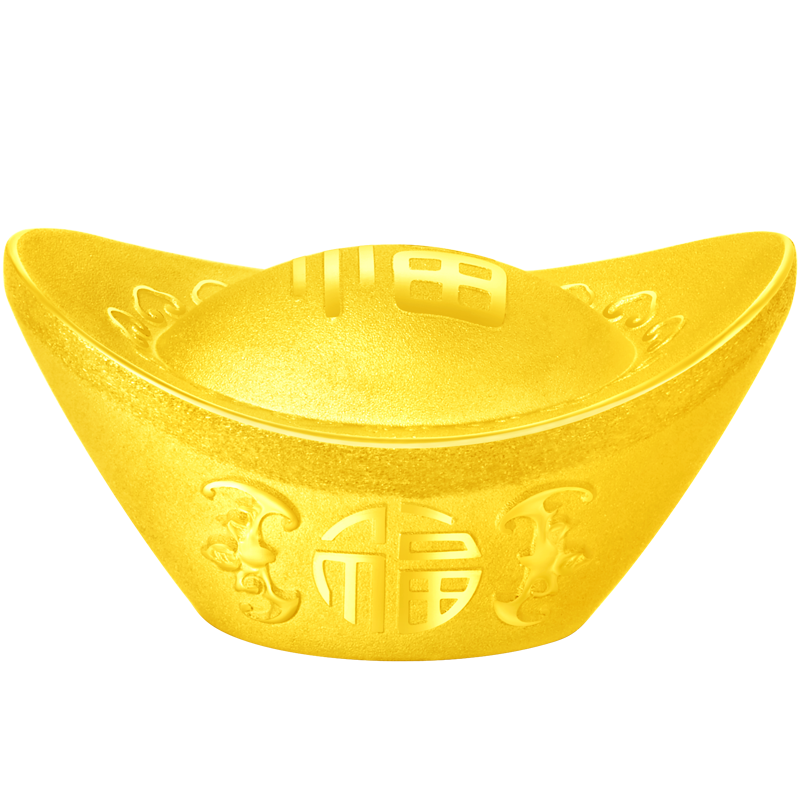 周大福 約1ｇ　金　A u 999.9 福招き　縁起物　ミニ 金元宝 y3tmTzn0FdPl2XPfHNOSng.